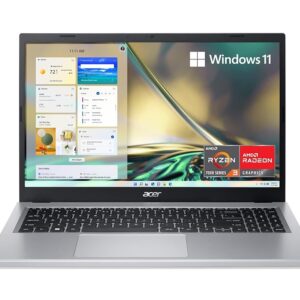 Acer Aspire 3 A315-24P-R7VH Slim Laptop computer | 15.6″ Full HD IPS Display screen | AMD Ryzen 3 7320U Quad-Core CPU | AMD Radeon Graphics | 8GB LPDDR5 RAM | 128GB NVMe SSD | Wi-Fi 6 |