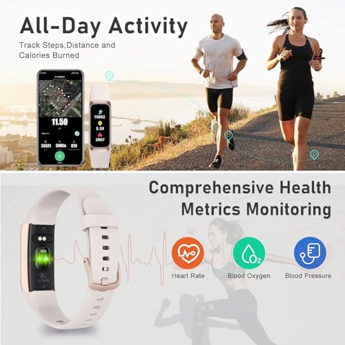 Health Watch with Step Counter, Calorie Tracker, Stopwatch, Exercise and Well being Monitoring, Coronary heart Fee Monitor, Sleep Tracker, 1.10'' AMOLED Contact Coloration Show, Pedometer